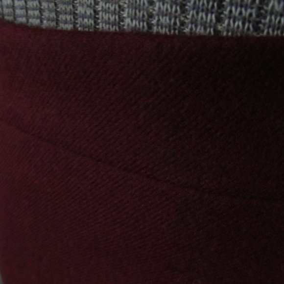 J. CREW Burgundy Wool Pencil Skirt - Picture 2 of 5